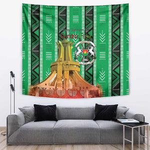 Burkina Faso Martyrs Day Tapestry Monument des Heros Nationaux - African Pride
