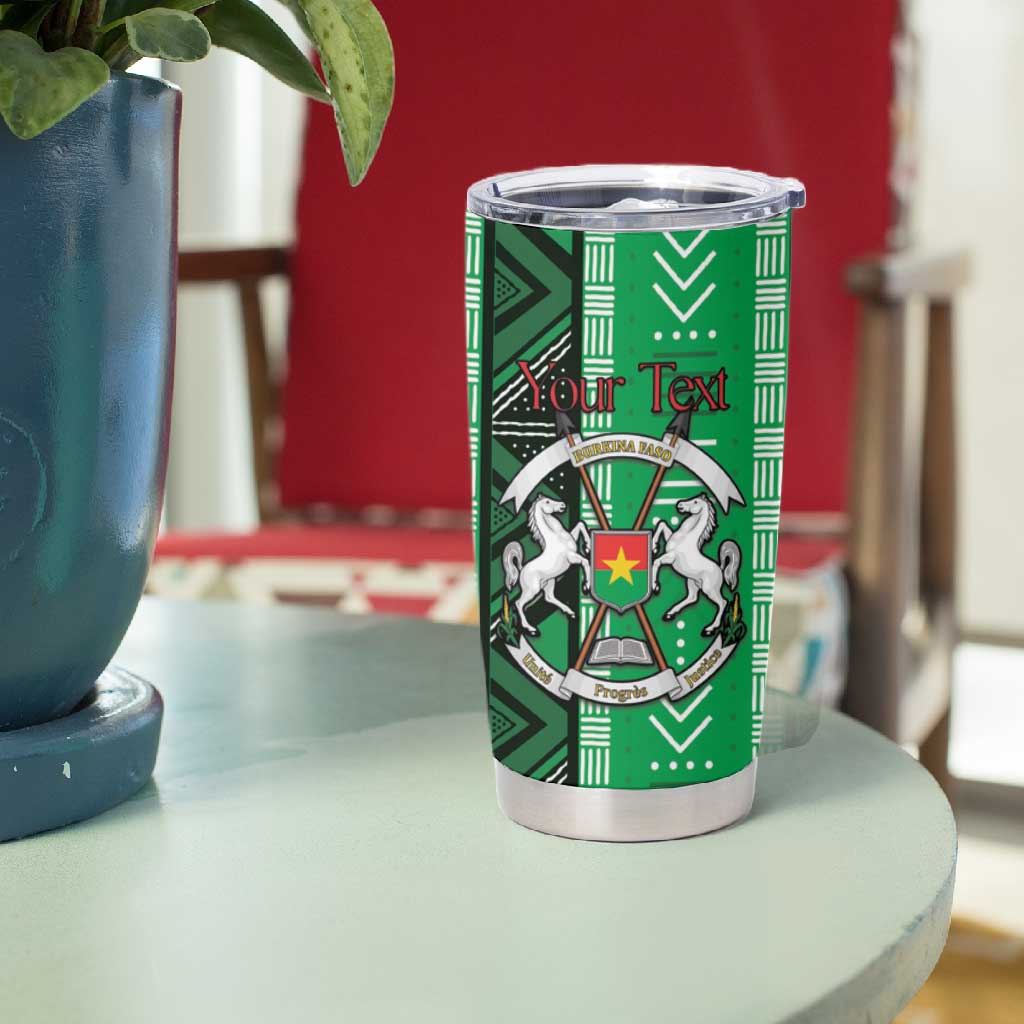 Burkina Faso Martyrs Day Personalized Tumbler Cup Monument des Heros Nationaux - African Pride