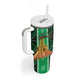 Burkina Faso Martyrs Day Personalized Tumbler With Handle Monument des Heros Nationaux - African Pride