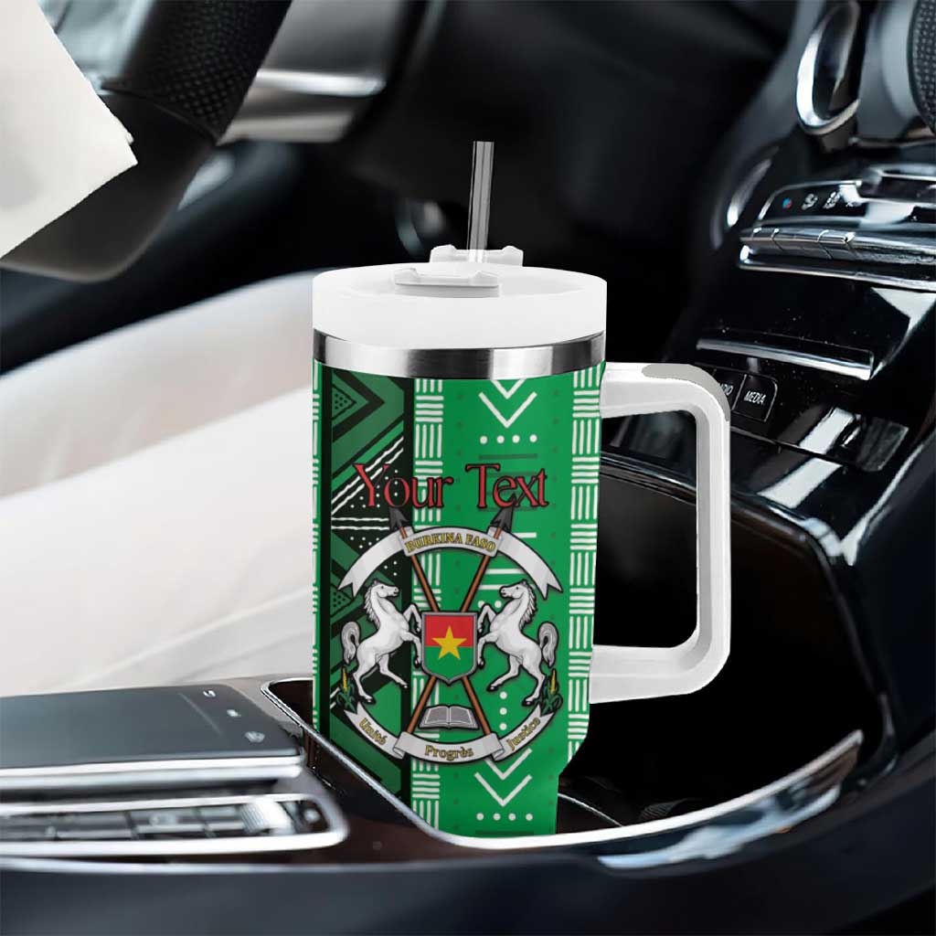 Burkina Faso Martyrs Day Personalized Tumbler With Handle Monument des Heros Nationaux - African Pride
