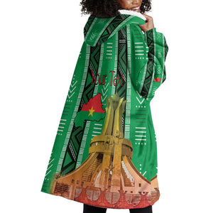 Burkina Faso Martyrs Day Personalized Wearable Blanket Hoodie Monument des Heros Nationaux - African Pride