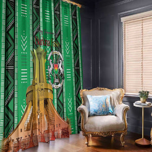 Burkina Faso Martyrs Day Window Curtain Monument des Heros Nationaux - African Pride