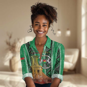 Burkina Faso Martyrs Day Personalized Women Casual Shirt Monument des Heros Nationaux - African Pride