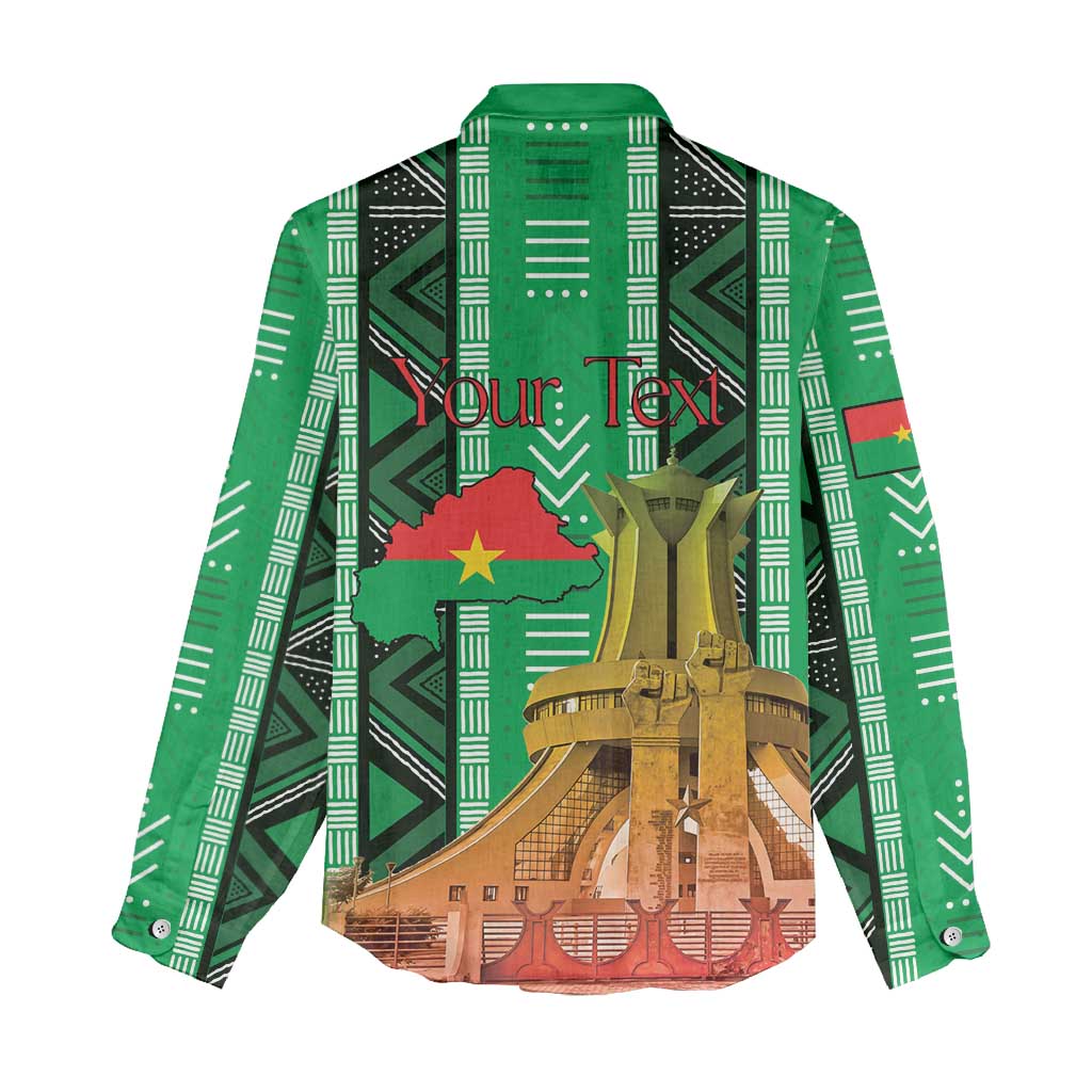 Burkina Faso Martyrs Day Personalized Women Casual Shirt Monument des Heros Nationaux - African Pride