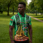 Personalized Burkina Faso Martyrs Day Zipper Polo Shirt Monument des Heros Nationaux