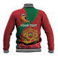 Personalised Afro Morocco Baseball Jacket Happy Proclamation Day - African Pattern