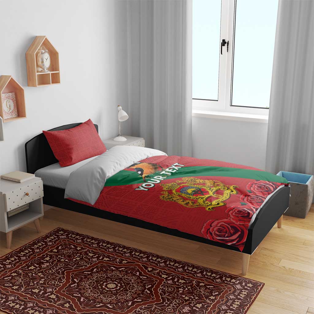Personalised Afro Morocco Bedding Set Happy Proclamation Day - African Pattern