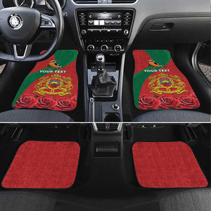 Personalised Afro Morocco Car Mats Happy Proclamation Day - African Pattern
