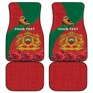Personalised Afro Morocco Car Mats Happy Proclamation Day - African Pattern