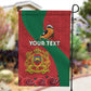 Personalised Afro Morocco Garden Flag Happy Proclamation Day - African Pattern