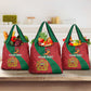 Personalised Afro Morocco Grocery Bag Happy Proclamation Day - African Pattern