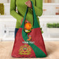 Personalised Afro Morocco Grocery Bag Happy Proclamation Day - African Pattern