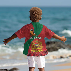 Personalised Afro Morocco Kid Hawaiian Shirt Happy Proclamation Day - African Pattern