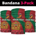 Afro Morocco Neck Gaiter Happy Proclamation Day - African Pattern - African Pride