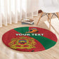 Personalised Afro Morocco Round Carpet Happy Proclamation Day - African Pattern
