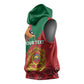 Personalised Afro Morocco Sleeveless Hoodie Happy Proclamation Day - African Pattern - African Pride