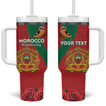 Personalised Afro Morocco Tumbler With Handle Happy Proclamation Day - African Pattern