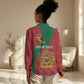 Personalised Afro Morocco Women Casual Shirt Happy Proclamation Day - African Pattern LT15
