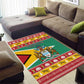 Afro Guyana Christmas Area Rug Mix Coat Of Arms