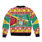 Afro Guyana Christmas Bomber Jacket Mix Coat Of Arms