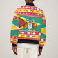 Afro Guyana Christmas Bomber Jacket Mix Coat Of Arms