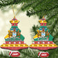 Afro Guyana Christmas Ceramic Ornament Mix Coat Of Arms