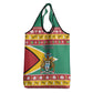 Afro Guyana Christmas Grocery Bag Mix Coat Of Arms