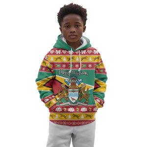 Afro Guyana Christmas Kid Hoodie Mix Coat Of Arms