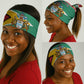 Afro Guyana Christmas Neck Gaiter Mix Coat Of Arms LT15