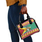 Afro Guyana Christmas Shoulder Handbag Mix Coat Of Arms