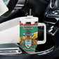 Afro Guyana Christmas Tumbler With Handle Mix Coat Of Arms