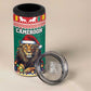Cameroon Christmas 4 in 1 Can Cooler Tumbler Lion African Santa