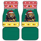 Cameroon Christmas Car Mats Lion African Santa