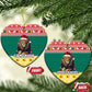 Cameroon Christmas Ceramic Ornament Lion African Santa