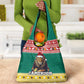 Cameroon Christmas Grocery Bag Lion African Santa