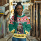 Cameroon Christmas Hoodie Lion African Santa