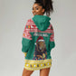 Cameroon Christmas Hoodie Dress Lion African Santa
