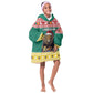 Cameroon Christmas Kid Wearable Blanket Hoodie Lion African Santa