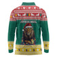 Cameroon Christmas Long Sleeve Polo Shirt Lion African Santa
