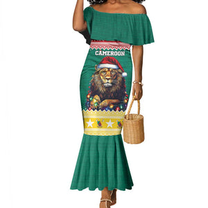 Cameroon Christmas Mermaid Dress Lion African Santa