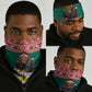 Cameroon Christmas Neck Gaiter Lion African Santa - African Pride