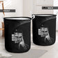 African America Heroes Malcolm X Laundry Basket By Any Means Necessary - African Pride