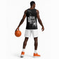 African America Heroes Malcolm X Basketball Jersey By Any Means Necessary - African Pride