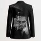 Malcolm X El-Hajj Malik El-Shabazz Blazer By Any Means Necessary