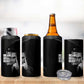 African America Heroes Malcolm X 4 in 1 Can Cooler Tumbler By Any Means Necessary - African Pride