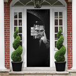Malcolm X El-Hajj Malik El-Shabazz Door Cover By Any Means Necessary
