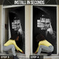 Malcolm X El-Hajj Malik El-Shabazz Door Cover By Any Means Necessary