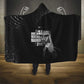 African America Heroes Malcolm X Hooded Blanket By Any Means Necessary - African Pride