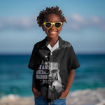 African America Heroes Malcolm X Kid Hawaiian Shirt By Any Means Necessary - African Pride