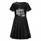 African America Heroes Malcolm X Kid Short Sleeve Dress By Any Means Necessary - African Pride